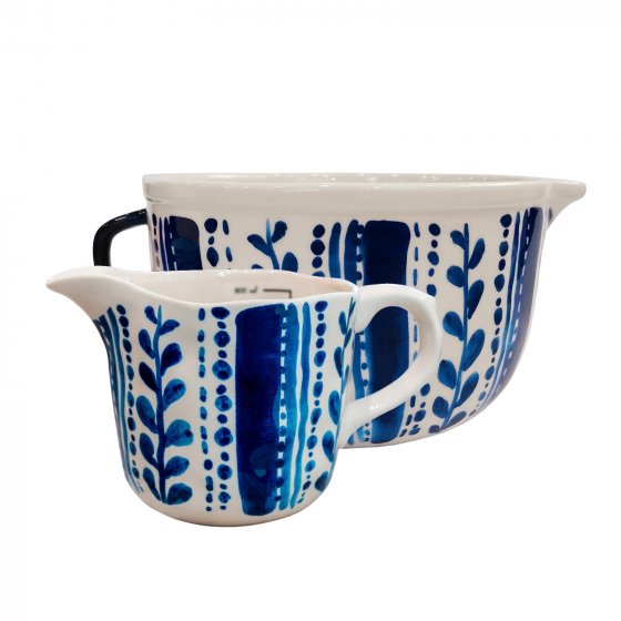 Set Rührschüssel und Messbecher Landhaus 