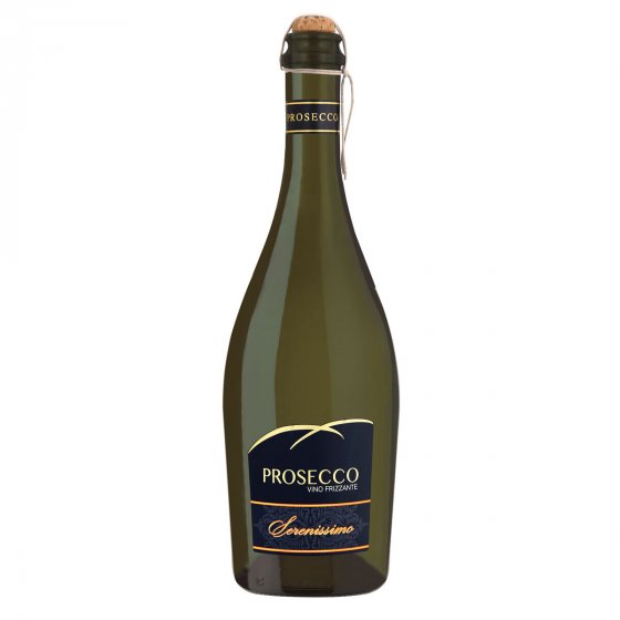 Vino Frizzante Prosecco Serenissimo trocken Perlwein Sommerwein 750ml 