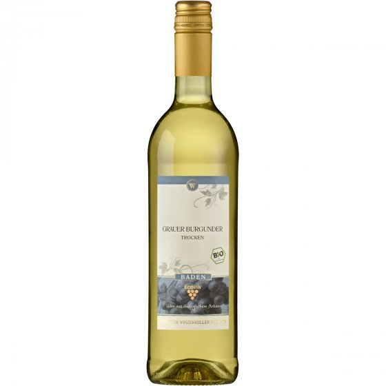Bio Baden Grauer Burgunder trockener Weißwein Universalist 750ml 