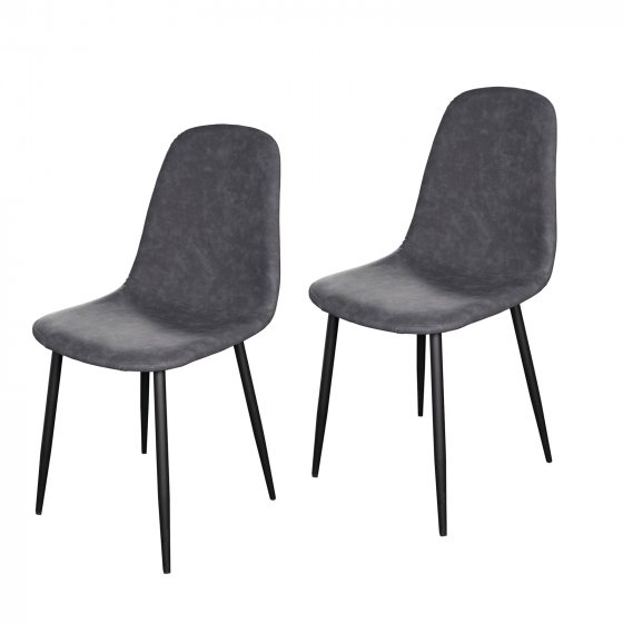 Stuhl Savannah PU 2er-Set 