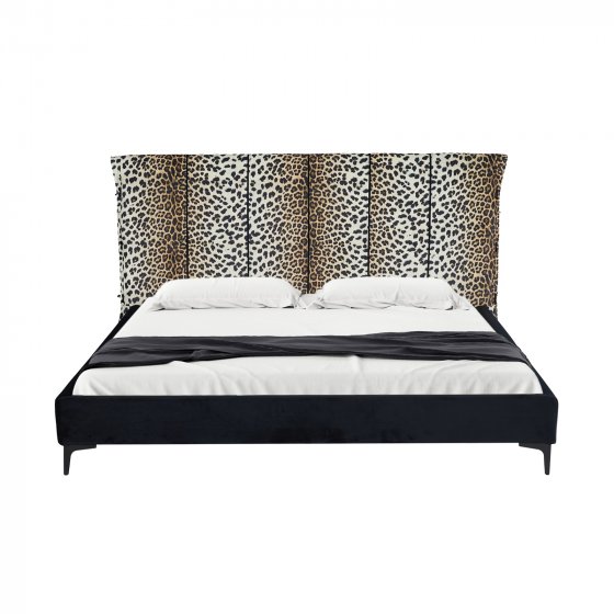 Doppelbett 180 x 200 cm Roxbury Leoprint