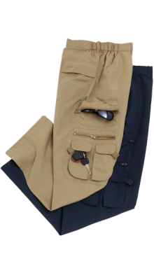 11-Taschen-Sommerhosen-Set Beide M | Schilf#Marine