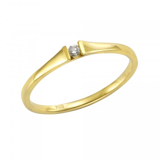 Ring Gold 585 mit Brillant 0,04ct. 