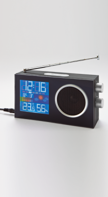 LCD-Radiowecker mit Wetterstation 