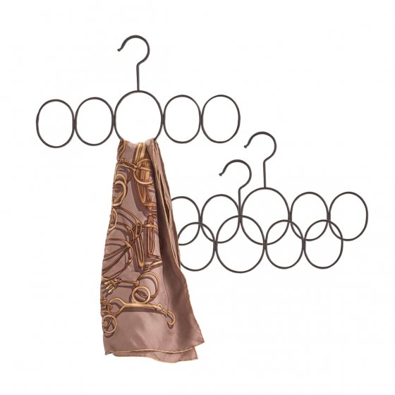 Tücherhalter 3er Set Kleiderbügel 