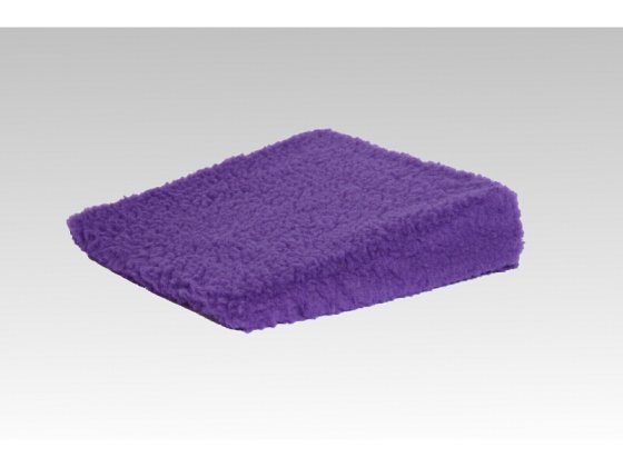 Therapiekeil Wolle lila 40 cm x 40 cm x8/1 cm linke 