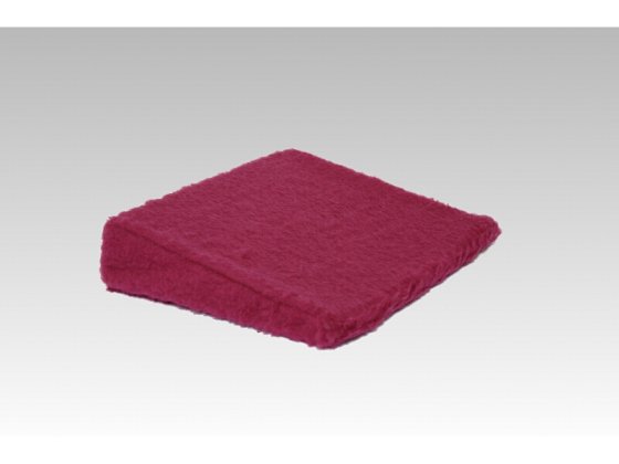 Therapiekeil Wolle bordeaux 40 cm x 40 cm x8/1 cm linke 