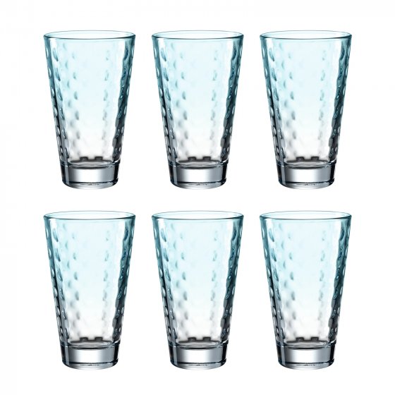 Trinkglas Mint, 6er Optic 