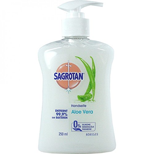 Sagrotan Flüssigseife Aloe Vera, 6er Pack (6 x 250ml) 