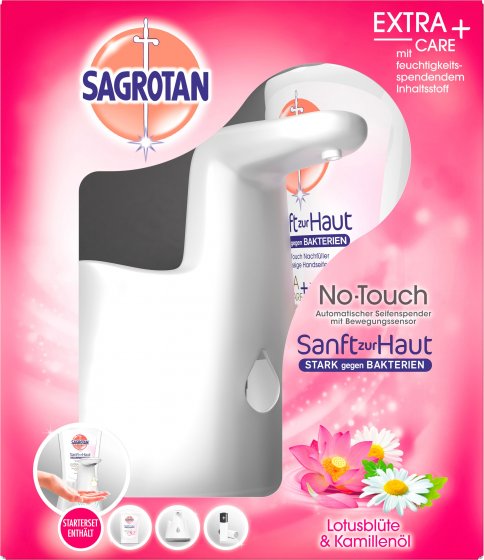 Sagrotan No Touch Complete Weiß Starter Set Lotusblüte 250ml 