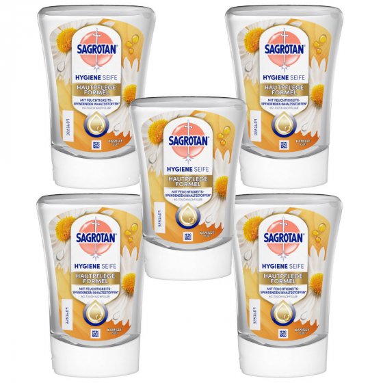 Sagrotan Handseife No Touch Nachfüller Lotusblüte 250ml 5er Pack 