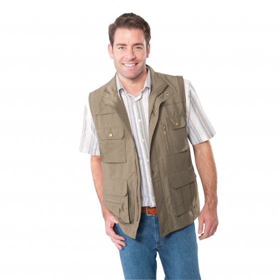 Mikroskin Weste,khaki,Gr.L L | Khaki