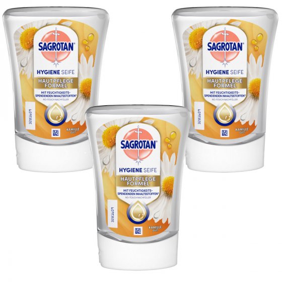 Sagrotan Handseife No Touch Nachfüller Lotusblüte 250ml 3er Pack 