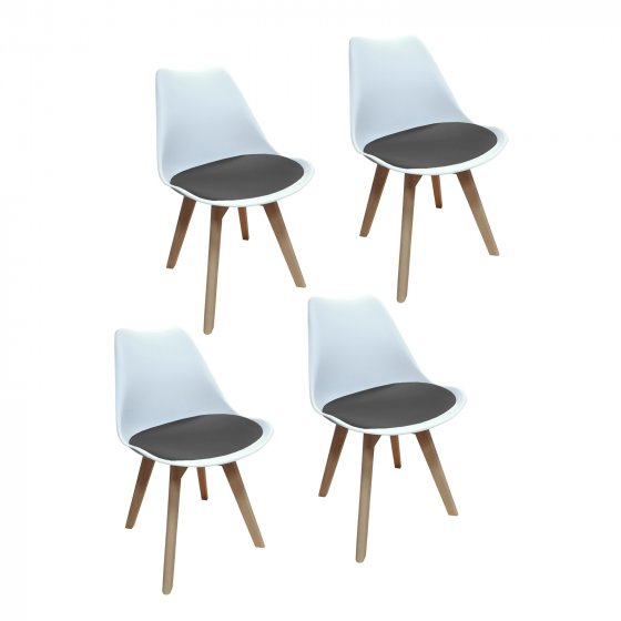 Stuhl Atlanta Velvet 4er-Set
