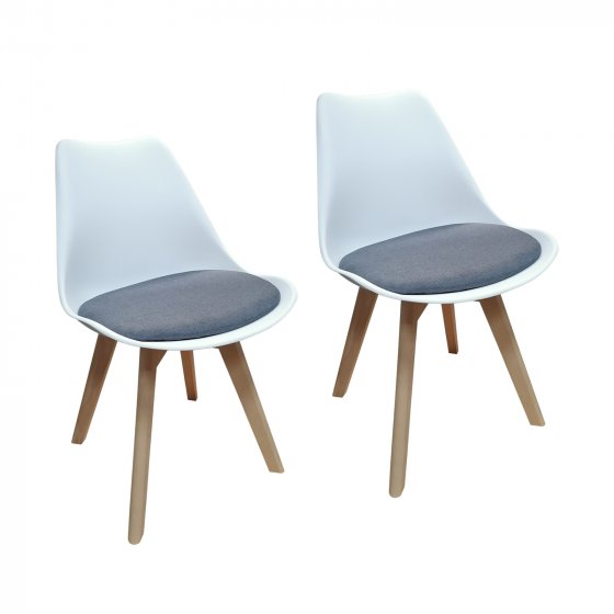 Stuhl Atlanta Webstoff 2er-Set