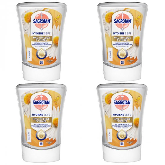 Sagrotan Handseife No Touch Nachfüller Lotusblüte 250ml 4er Pack 