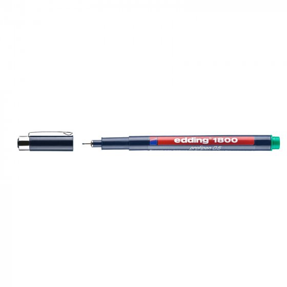 Präzisionsfeinschreiber 0,5 mm edding 1800 Grün