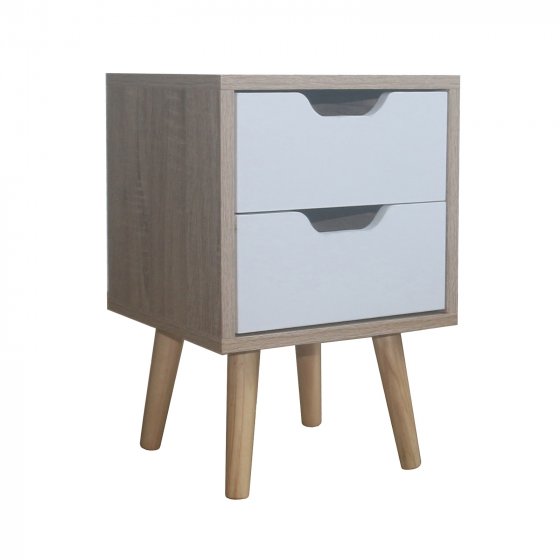 Nachtschrank 2 Schubladen Thekla 2945 