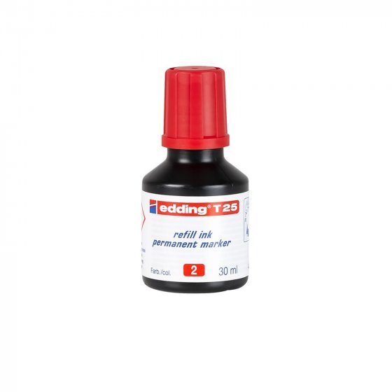 Nachfülltinte für Permanentmarker, 30 ml edding T 25 