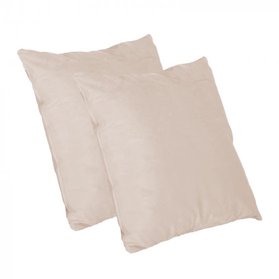 Kissen Nathalie Unifarben 2er-Set Beige