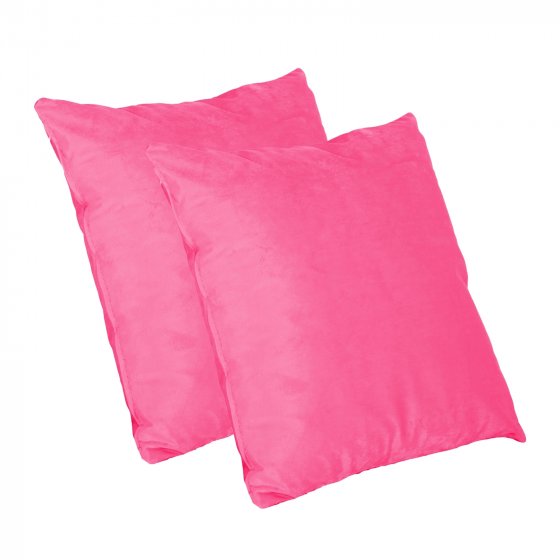 Kissen Nathalie Unifarben 2er-Set Pink