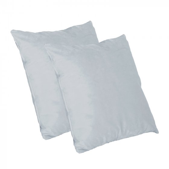 Kissen Nathalie Unifarben 2er-Set Zartblau