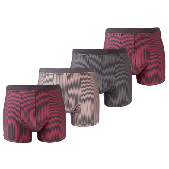 Mikrofaser-Streifen-Pants - 4er Pack 