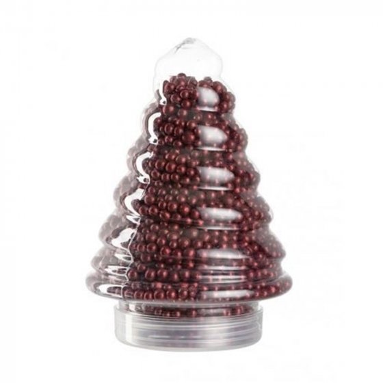 Dose Glitterperlen 500 g Classico rot 