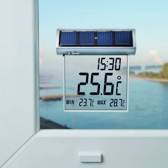Digitales Solar-Fensterthermometer 