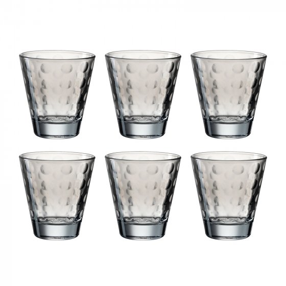 Trinkglas 215 ml, 6er Optic 