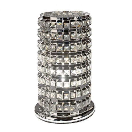 Tischleuchte Touchfunktion Kristalle 