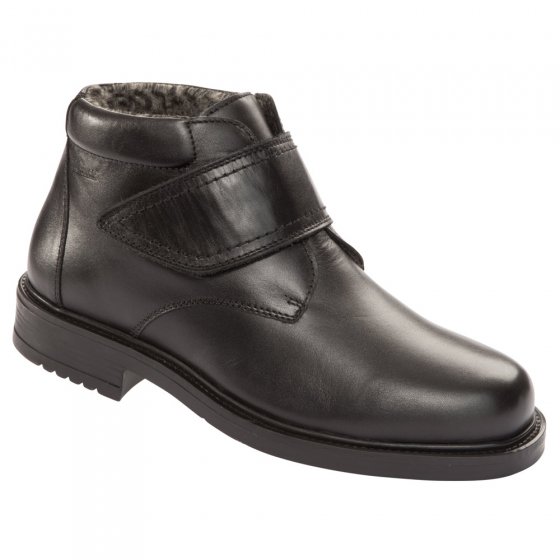 Gefütterter Klettstiefel LightWalk 44 | Schwarz