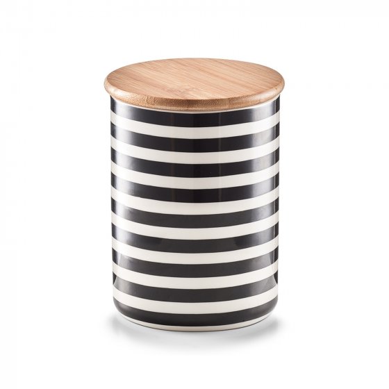 Vorratsdose mit Bambusdeckel Stripes 