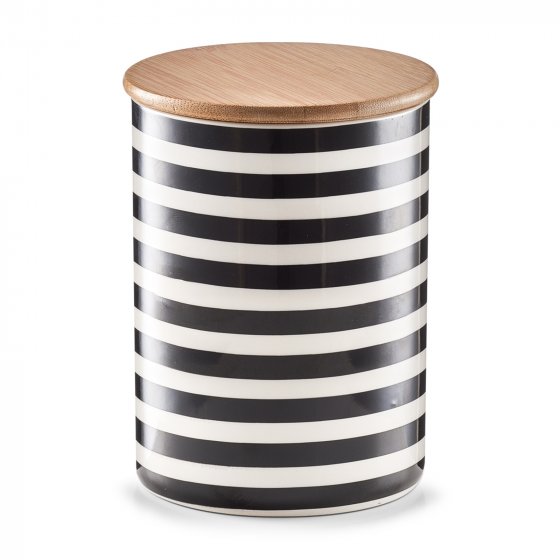 Vorratsdose mit Bambusdeckel Stripes 