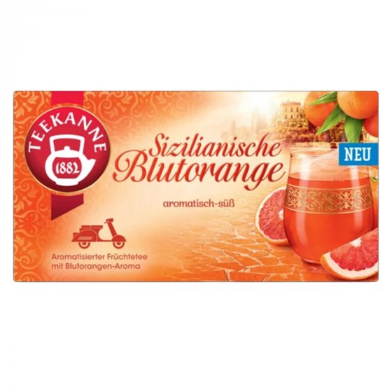Teekanne Früchtetee Sizilianische Blutorange Teebeutel 40.5g 