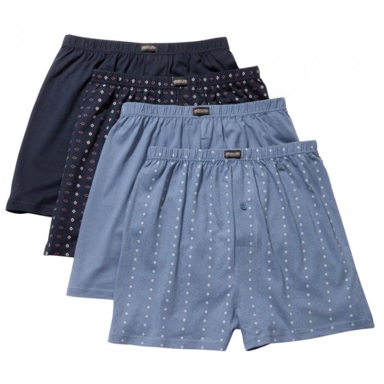 Boxer Shorts 4er Pack,Gr.6 6 | Rauchblau#Navy