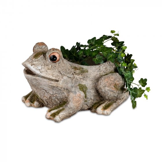 Pflanzgefäß Steinoptik Frosch 