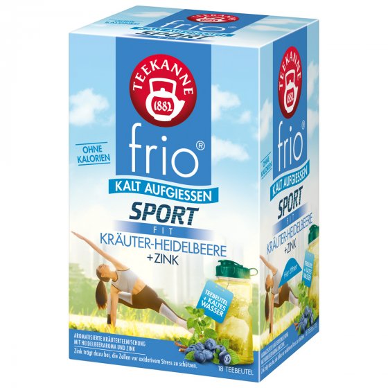 Teekanne frio Sport Heidelb. Kräuter 