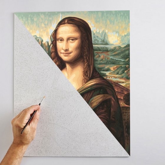 Malen nach Zahlen: Mona Lisa 