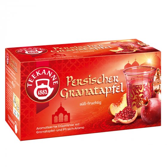 Teekanne Persischer Granatapfel süss fruchtig Früchtetee 45g 
