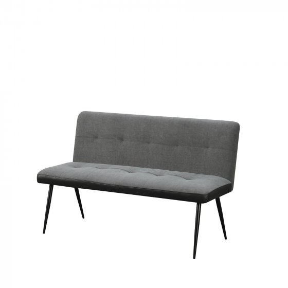 Bank 3-Sitzer Anthrazit/Grau Joschka 