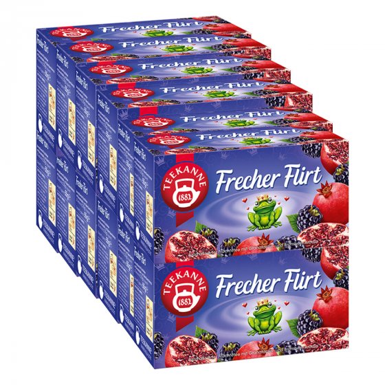 Teekanne Frecher Flirt Granatapfel mit Brombeeraroma 45g 12er Pack 