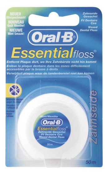 Oral-B Zahnseide gewachst, 3er Pack 