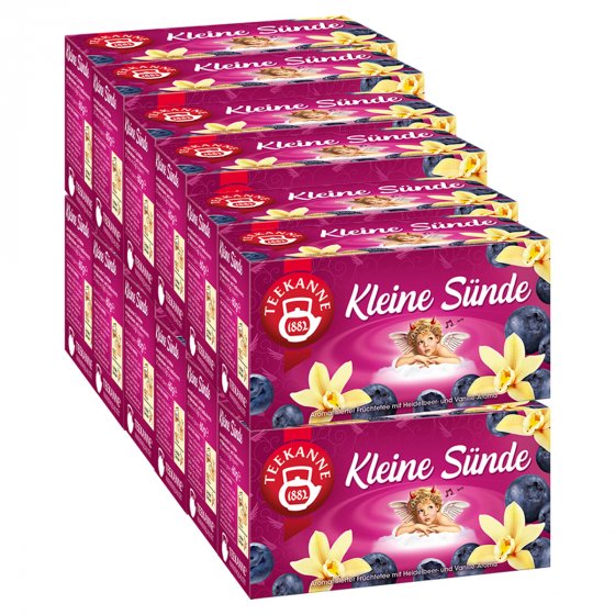 Teekanne Kleine Sünde Früchtetee Heidelbeer Vanille 60g 12er Pack 