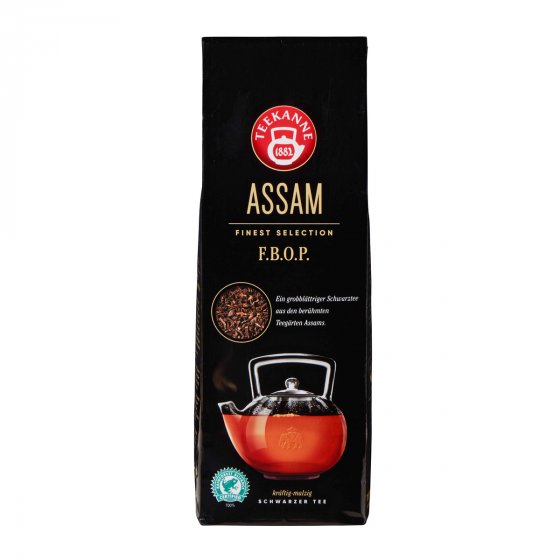 Teekanne Assam Finest Selection Schwarztee anregend und kräftig 250g 