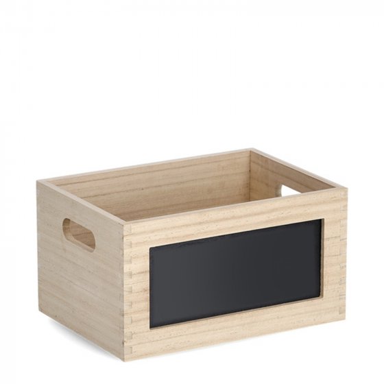 Allzweckkiste mit Tafel Holz 