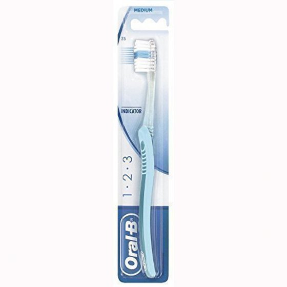 Oral-B Zahnbürste Indicator 35 mit kurzem Kopf Medium 4-er Packung 