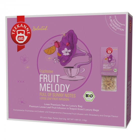 Teekanne Bio Fruit Melody Luxury Bag 20 Beutel 