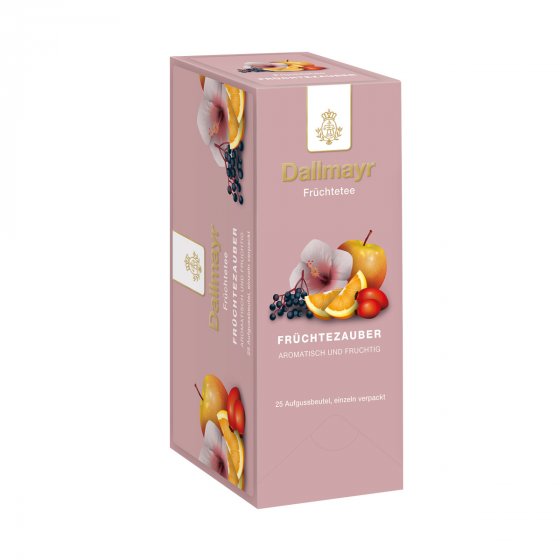 Dallmayr Früchtetee Früchtezauber 25 Beutel kuvertiert Packung 63g 