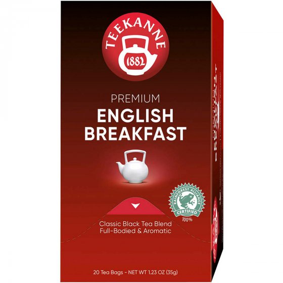 Teekanne Premium English Breakfast Schwarztee Mischung feinherb 35g 